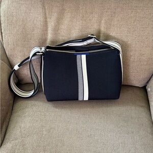 Rothy's Black and White Messenger Bag